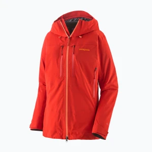 Kurtka przeciwdeszczowa damska Patagonia Pluma Pro sizzle red