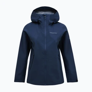 Kurtka przeciwdeszczowa damska Peak Performance Trail Hipe Shell Jacket blue shadow