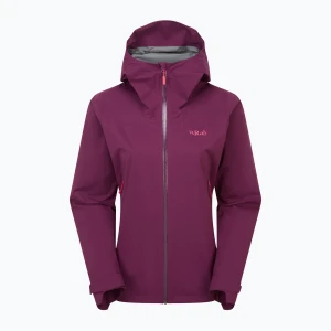 Kurtka przeciwdeszczowa damska Rab Downpour Light mulberry