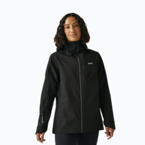 Kurtka przeciwdeszczowa damska REGATTA Birchdale II black / seal grey