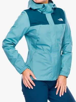 Kurtka przeciwdeszczowa damska The North Face Antora Jacket - algae blue/midnight petrol