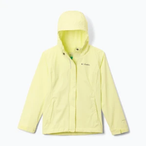 Kurtka przeciwdeszczowa dziecięca  Columbia Arcadia II Jacket citron haze