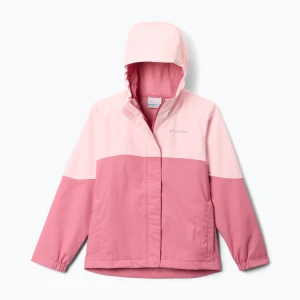 Kurtka przeciwdeszczowa dziecięca Columbia Hikebound II satin pink/rosette