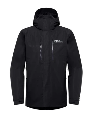Kurtka przeciwdeszczowa Jack Wolfskin czarny