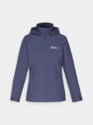 Kurtka przeciwdeszczowa Jack Wolfskin granatowy