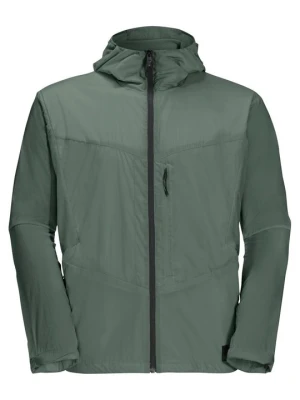 Kurtka przeciwdeszczowa Jack Wolfskin jasnozielony