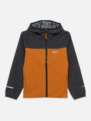 Kurtka przeciwdeszczowa Jack Wolfskin jasnobrązowy