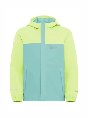 Kurtka przeciwdeszczowa Jack Wolfskin miętowy