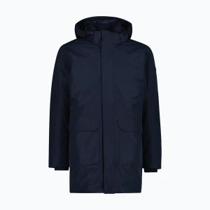 Kurtka przeciwdeszczowa męska CMP 35K3737 Parka Zip Hood black/blue/winter sun