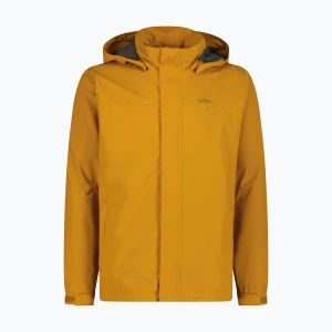 Kurtka przeciwdeszczowa męska CMP 39X7367 Snaps Hood curcuma