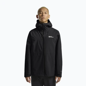 Kurtka przeciwdeszczowa męska Jack Wolfskin Highest Peak 3L black