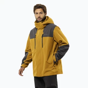 Kurtka przeciwdeszczowa męska Jack Wolfskin Jasper 2L curry