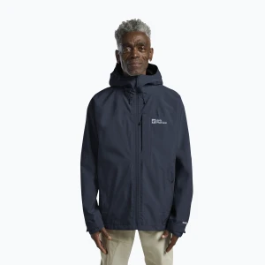 Kurtka przeciwdeszczowa męska Jack Wolfskin Tempest 2l midnight sky Granatowy