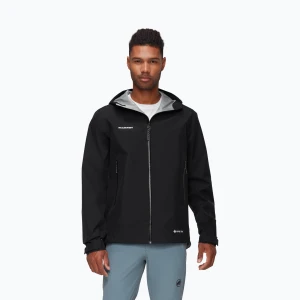 Kurtka przeciwdeszczowa męska Mammut Crater Light HS Hooded Jacket Men black