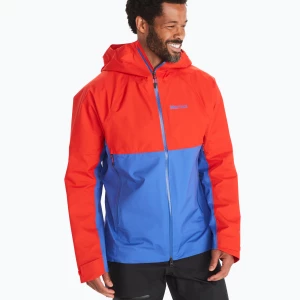 Kurtka przeciwdeszczowa męska Marmot Mitre Peak Gore Tex victory red/trail blue