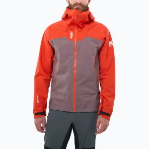 Kurtka przeciwdeszczowa męska Millet Kamet Gore-Tex Jacket paprika / pepper Pomarańczowy