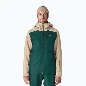 Kurtka przeciwdeszczowa męska Patagonia Insulated Powder Town cascade green