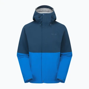 Kurtka przeciwdeszczowa męska Rab Firewall maya blue/tempest blue