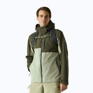Kurtka przeciwdeszczowa męska REGATTA Waterproof Shell Bosfield light sage/dark khaki