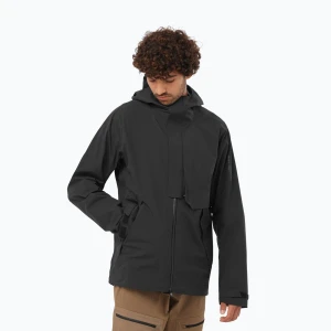 Kurtka przeciwdeszczowa męska Salomon Outerpath Pro 2.5 l deep black