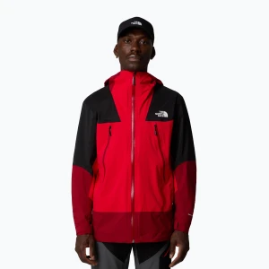 Kurtka przeciwdeszczowa męska The North Face Signal 2.5L Dryvent high risk red/garnet red/tnf black