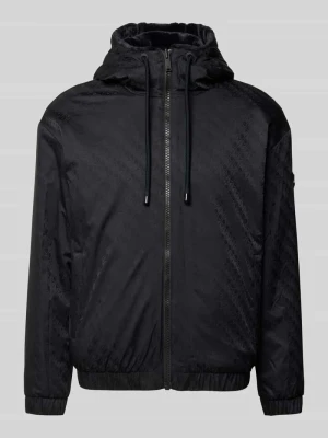 Kurtka przeciwdeszczowa z kapturem model 'Borden Mono Bunny' Moose Knuckles Czarny