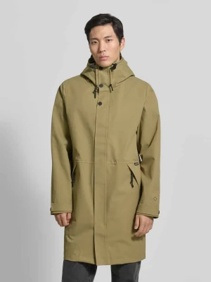 kurtka przeciwdeszczowa z kieszeniami zapinanymi na zamek błyskawiczny model 'RAIN EATER' GOFRANCK