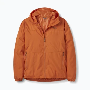Kurtka przeciwiatrowa męska Rab Windgather Hoody dark melba Pomarańczowy