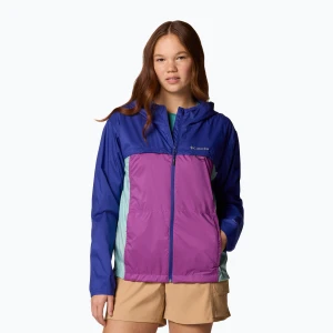 Kurtka przeciwwiatrowa damska Columbia Crested Canyon Windbreaker razzle/spray/clematis blue