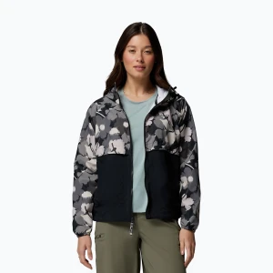 Kurtka przeciwwiatrowa damska Columbia Spire Valley Printed Windbreaker black ikatbloom print/black