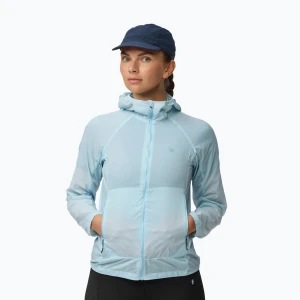Kurtka przeciwwiatrowa damska Fjällräven Keb Latt Wind breeze blue