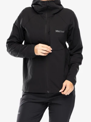 Kurtka przeciwwiatrowa damska Marmot Pinnacle DriClime Hoody - black