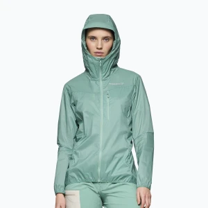 Kurtka przeciwwiatrowa damska NORRONA Faketind Aero60 Zip Hood aqua haze