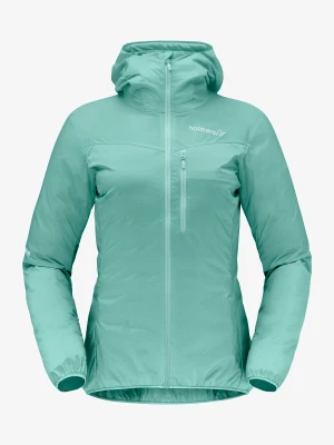 Kurtka przeciwwiatrowa damska Norrona Falketind Aero60 Hood - malachite green