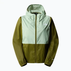 Kurtka przeciwwiatrowa damska The North Face Cyclone 3 forest olive/misty sage Zielony