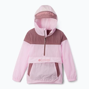 Zdjęcie produktu Kurtka przeciwwiatrowa dziecięca Columbia Challenger Windbreaker pink down/fig