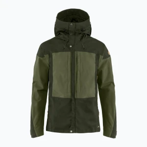 Kurtka przeciwwiatrowa męska Fjällräven Keb deep forest / laurel green