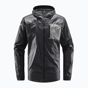 Kurtka przeciwwiatrowa męska Haglöfs L.I.M Shield Hood magnetite/concrete