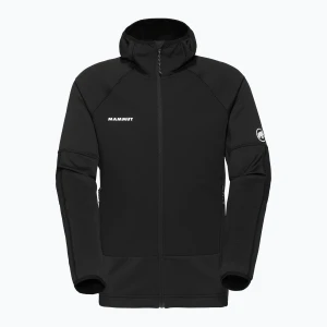 Kurtka przeciwwiatrowa męska Mammut Massone ML Hooded black