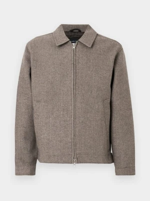 Kurtka przejściowa Abercrombie & Fitch jasny brąz