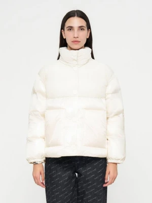 Kurtka zimowa Armani Exchange mleczny