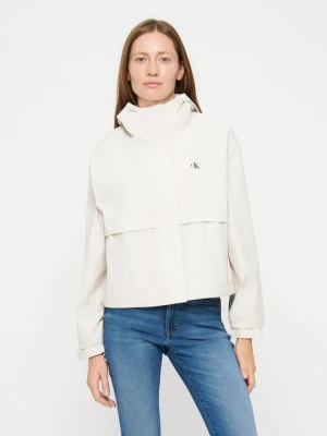 Kurtka przejściowa Calvin Klein Jeans mleczny
