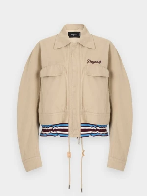 Kurtka przejściowa Dsquared2 beżowy
