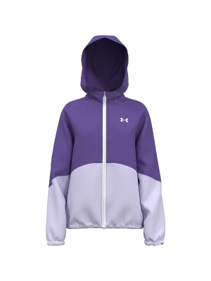 Kurtka przejściowa dziewczęca Under Armour UA Sport Windbreaker Jkt - fioletowa