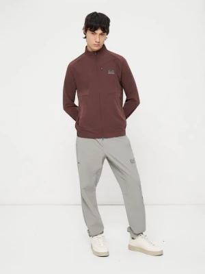Kurtka przejściowa EA7 Emporio Armani ciemnoczerwony