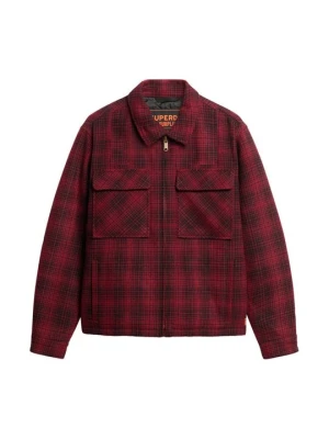 Kurtka przejściowa Superdry czerwony