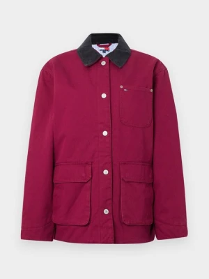 Kurtka przejściowa Tommy Jeans ciemnoczerwony