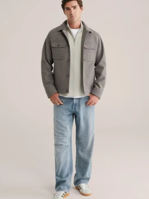 Kurtka przejściowa WE Fashion szary