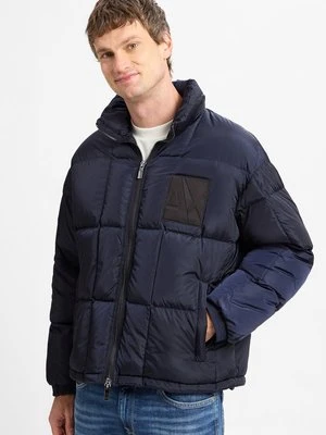 Kurtka puchowa Armani Exchange granatowy