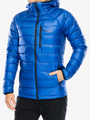 Kurtka puchowa Columbia Arctic Crest Down Hooded Jacket - mountain blue